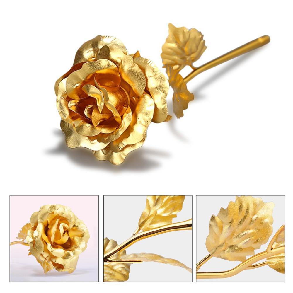 Gold Foil Plated Rose -