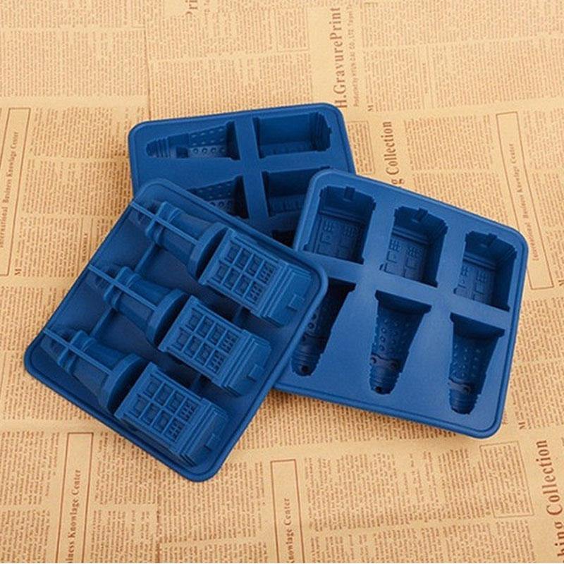 Doctor Who Tardis & Dalek Ice Cube Tray -