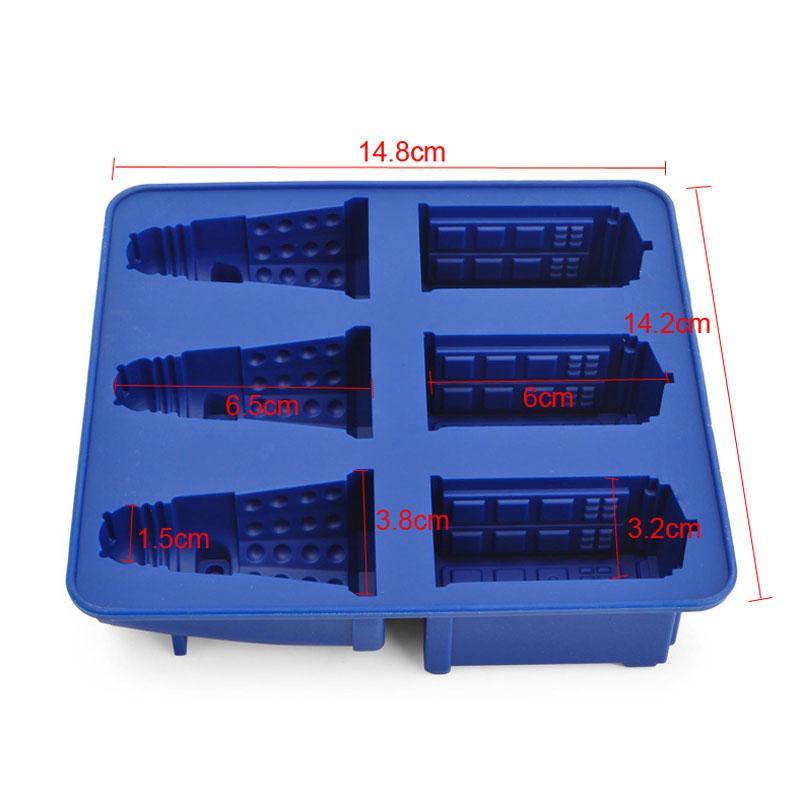 Doctor Who Tardis &amp; Dalek Ice Cube Tray -