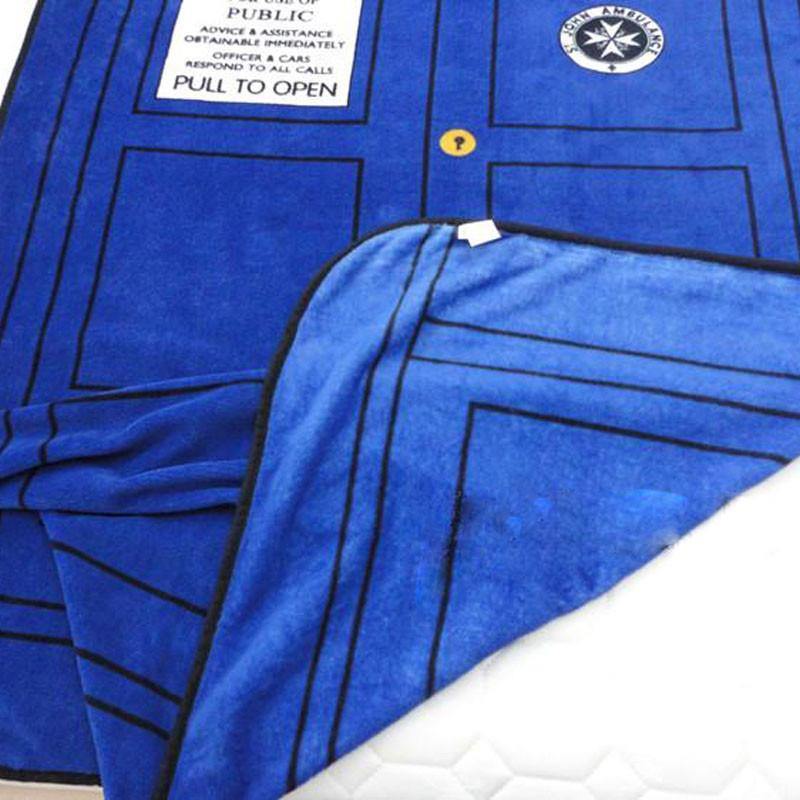 Doctor Who TARDIS Fleece Blanket -