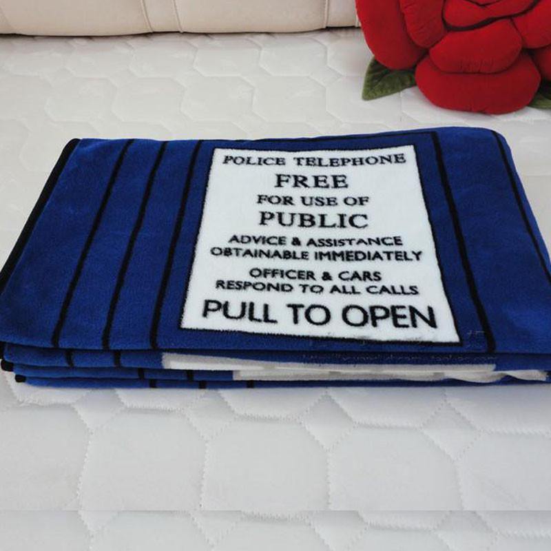 Doctor Who TARDIS Fleece Blanket -