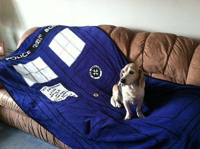 Doctor Who TARDIS Fleece Blanket -