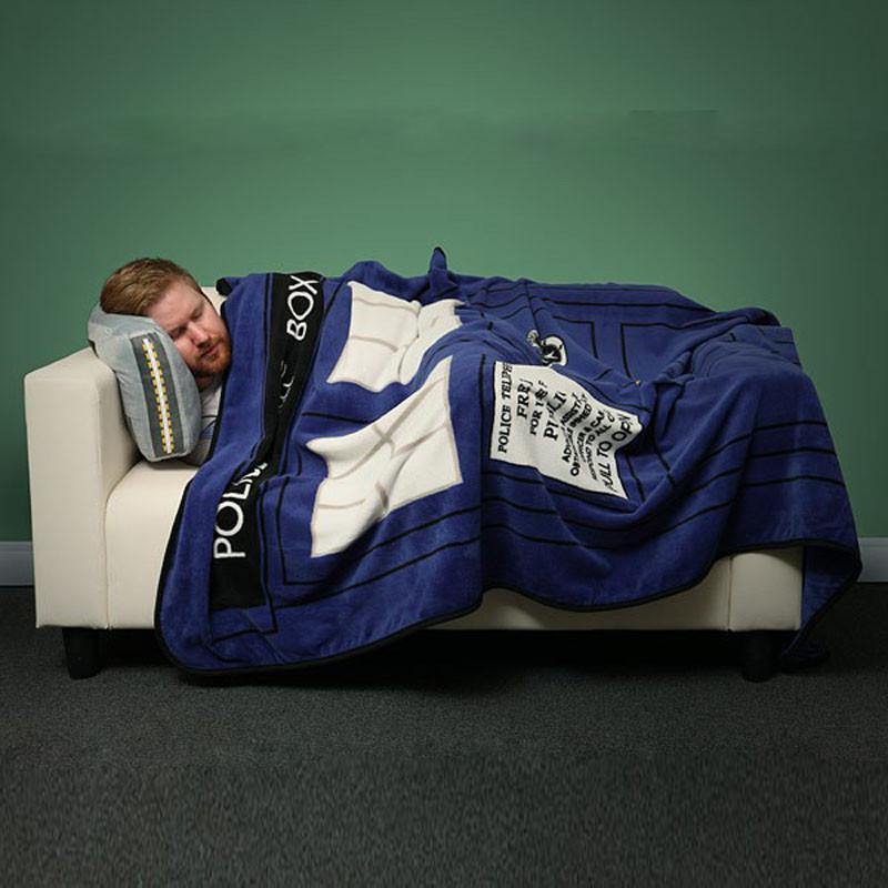 Doctor Who TARDIS Fleece Blanket -