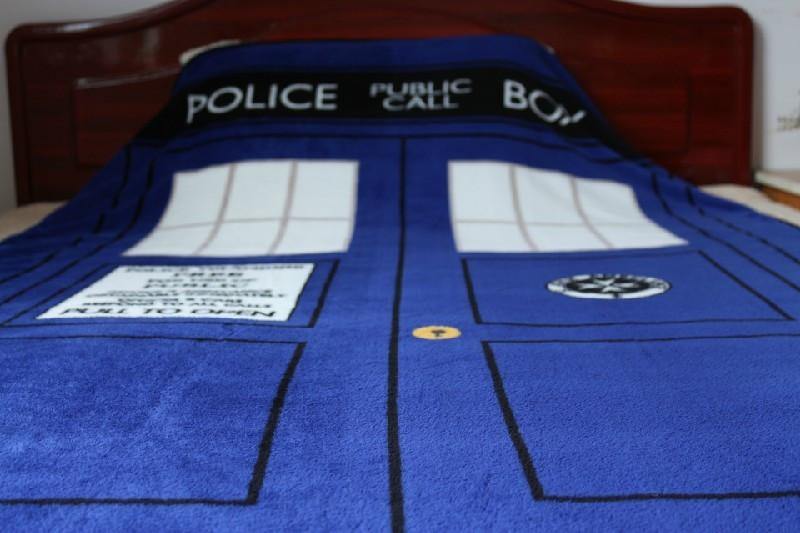 Doctor Who TARDIS Fleece Blanket -