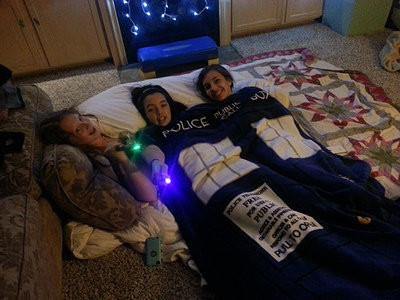 Doctor Who TARDIS Fleece Blanket -