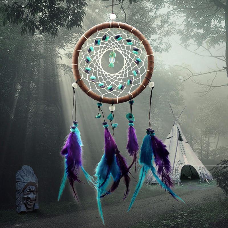 Dreamcatcher Net with Feathers -
