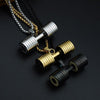 Dumbbell Pendant &amp; Necklace -