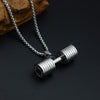 Dumbbell Pendant &amp; Necklace -