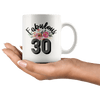 Fabulous at 30 - 30th Birthday Coffee Mug - Great Gift For Men and Women Celebrating 30 Years Old Birthday - SPCM