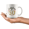 Fabulous at 50 - 50th Birthday Coffee Mug - Great Gift For Men and Women Celebrating 50 Years Old Birthday - SPCM