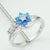 Flower Fire Opal Ring -
