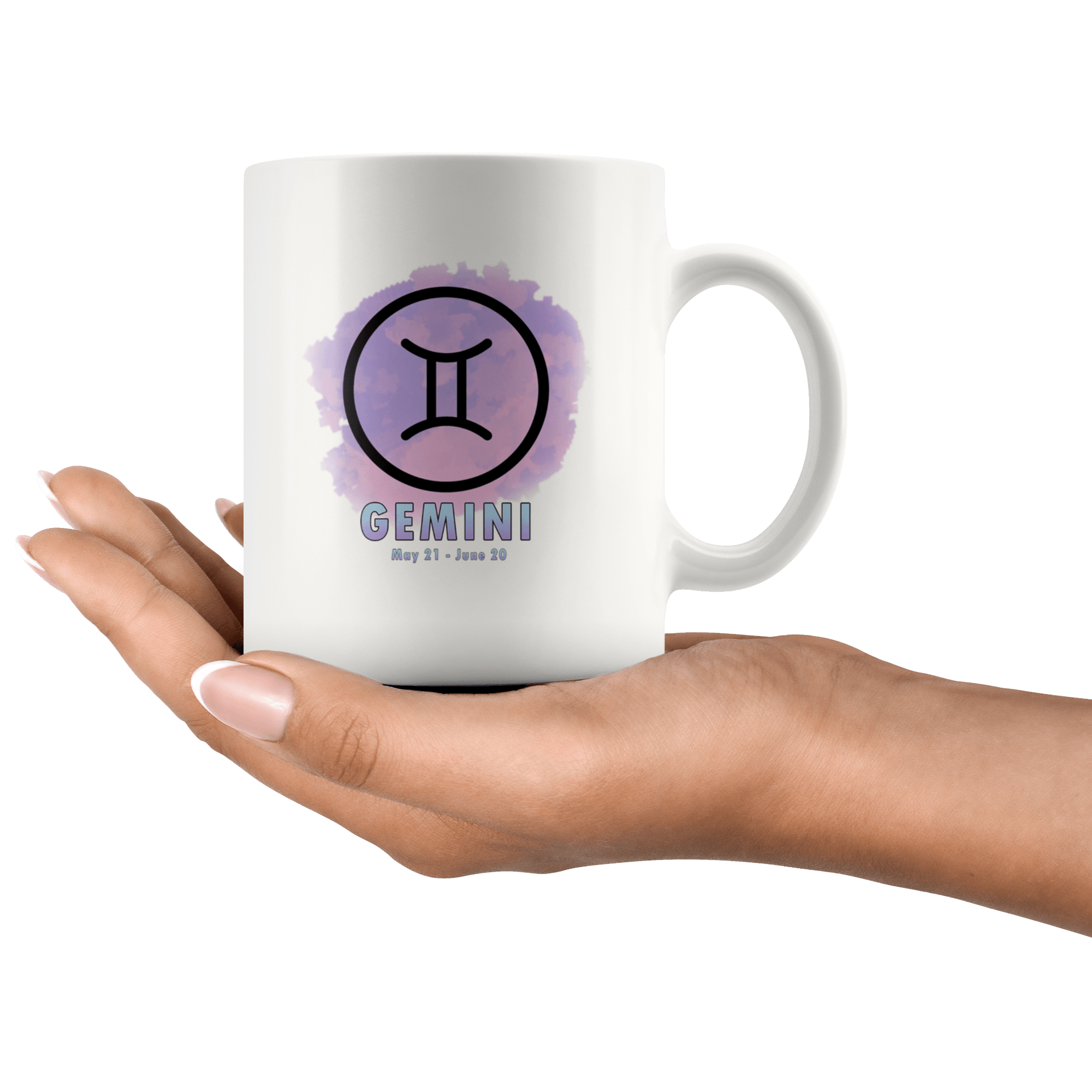 Gemini Coffee Mug - Gemini Constellation Coffee Cup - Zodiac Gifts For Horoscope Lover Born in May or June - SPCM