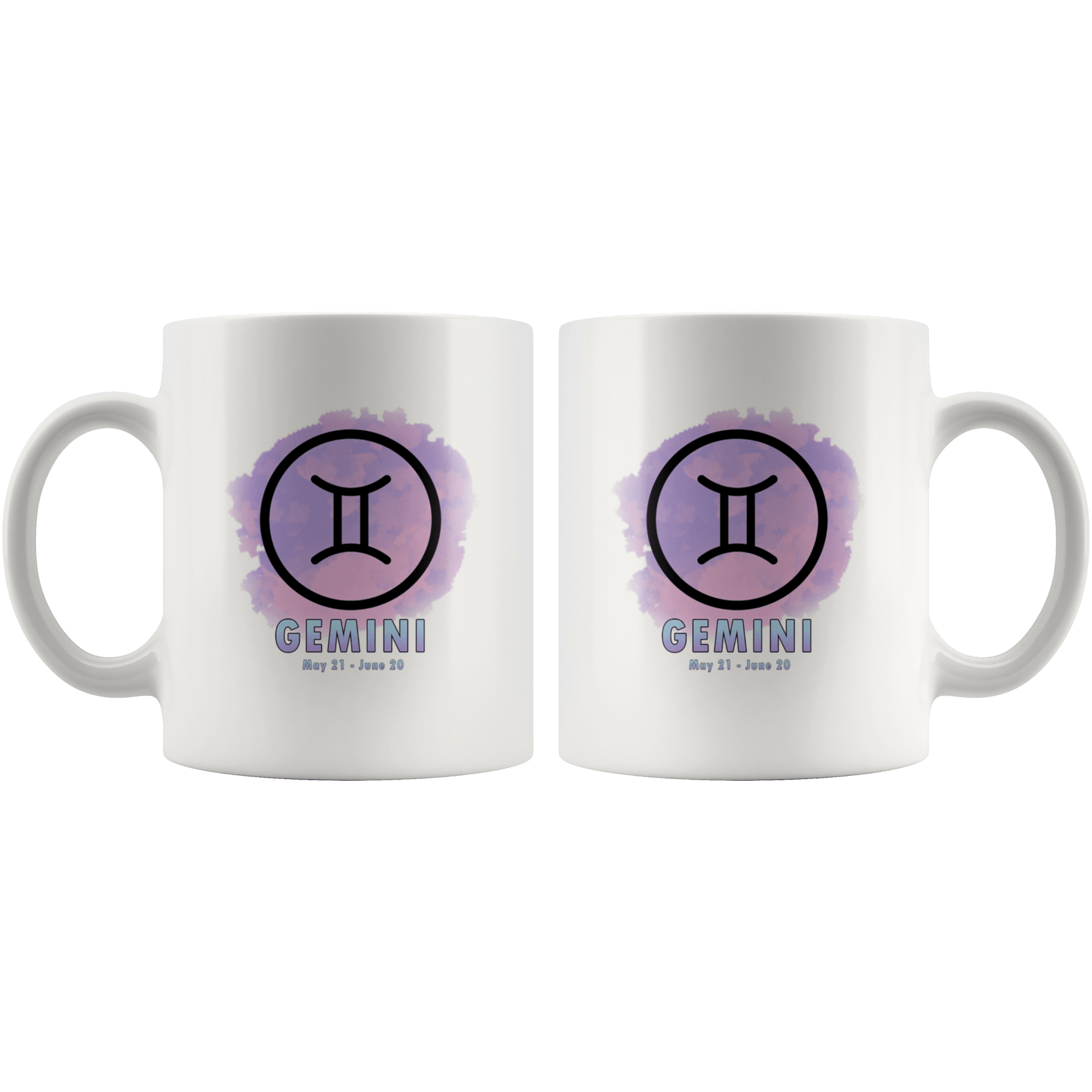 Gemini Coffee Mug - Gemini Constellation Coffee Cup - Zodiac Gifts For Horoscope Lover Born in May or June - SPCM
