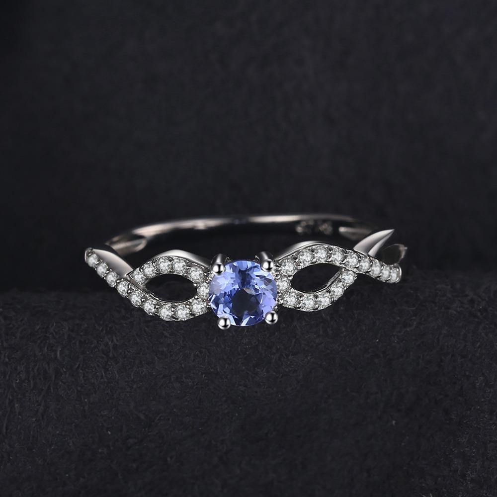 Genuine Natural Tanzanite Ring -