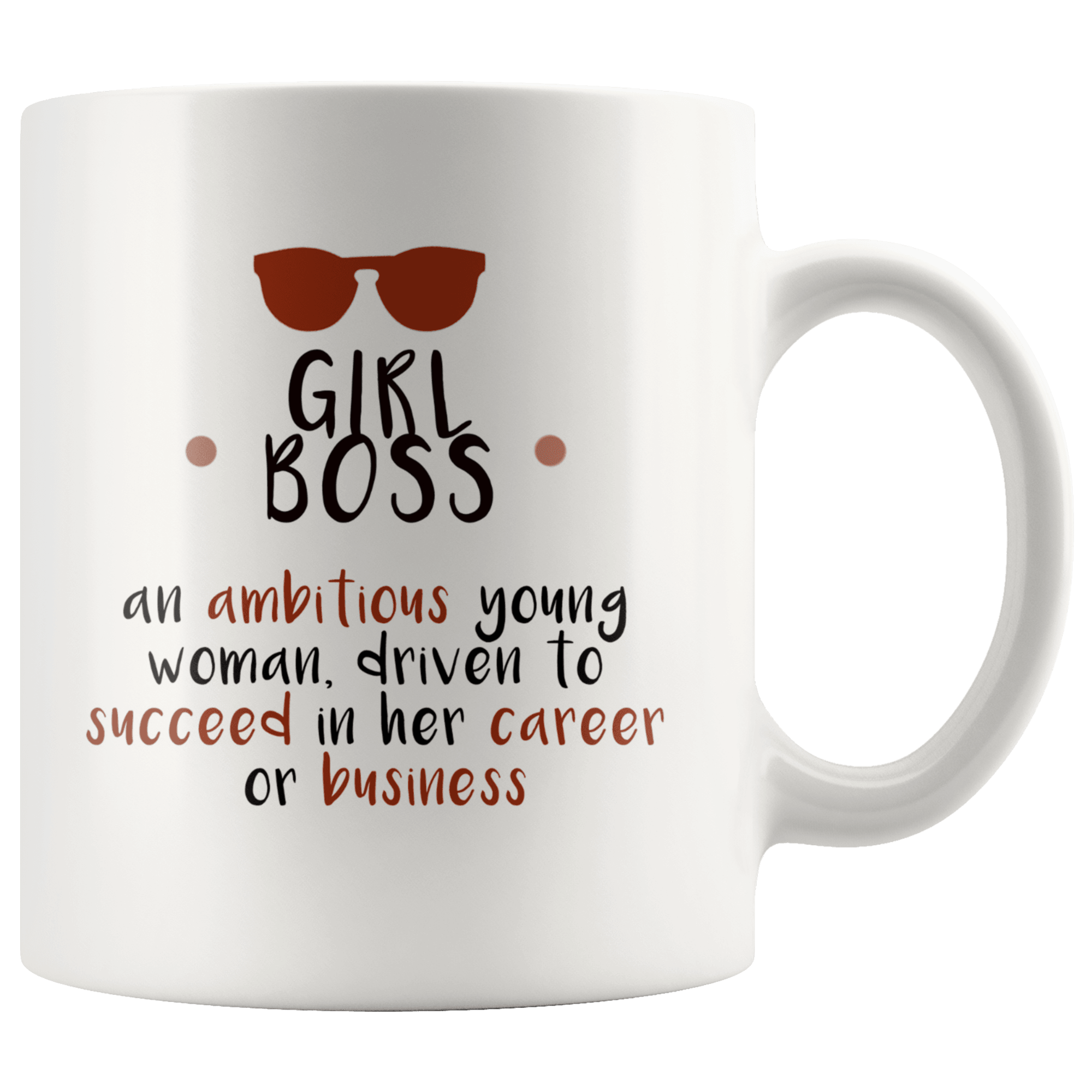 Girl Boss Coffee Mug - Coffee Cups Gift Idea For Women Boss - SPCM