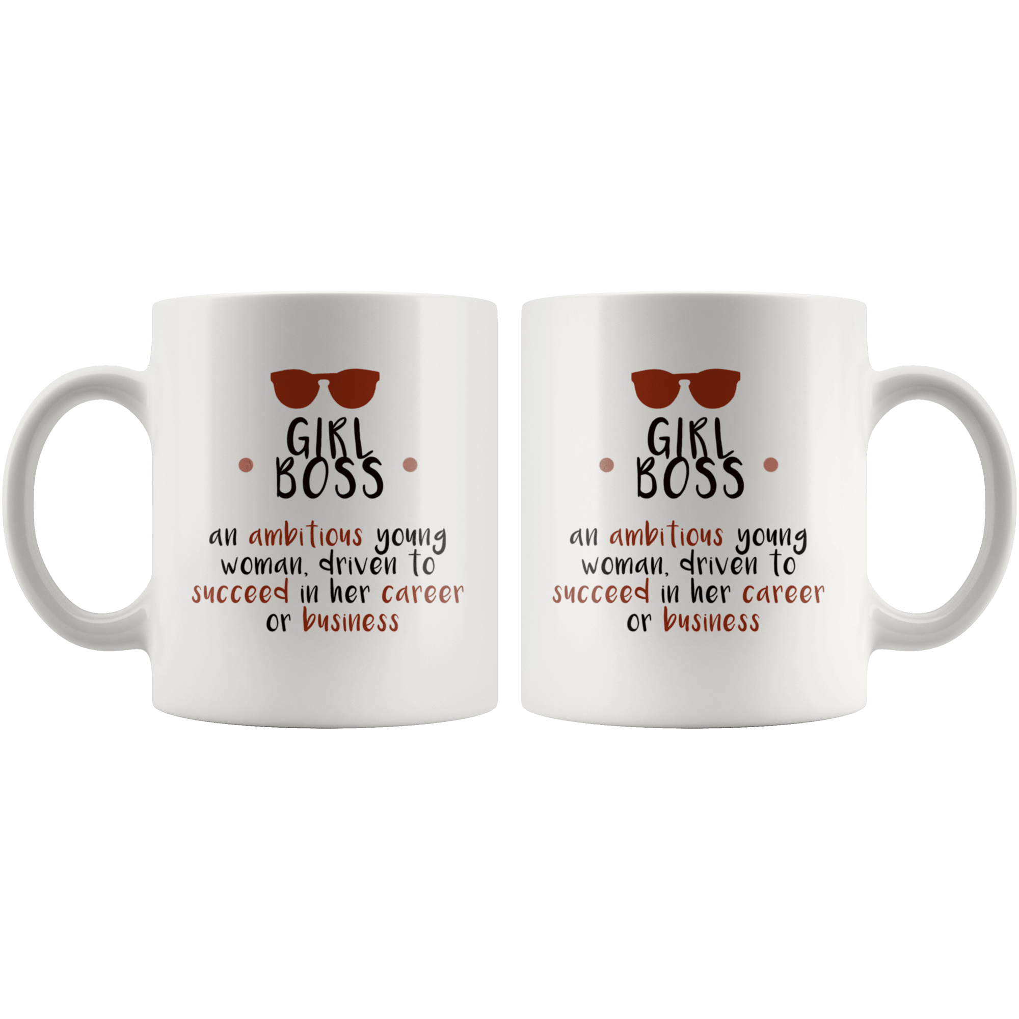 Girl Boss Coffee Mug - Coffee Cups Gift Idea For Women Boss - SPCM