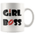 Girl Boss Coffee Mug With Lips Stick - Coffee Cups Gift Idea For Women Boss - SPCM