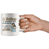 Great Coffee Mug For Father - A Father Is Someone You Look Up To No Matter How Tall You Grow - SPCM