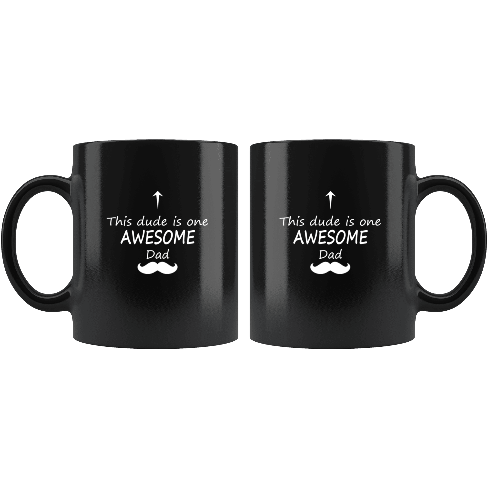Great Coffee Mug For Father - This Dude Is One AWESOME Dad - P211
