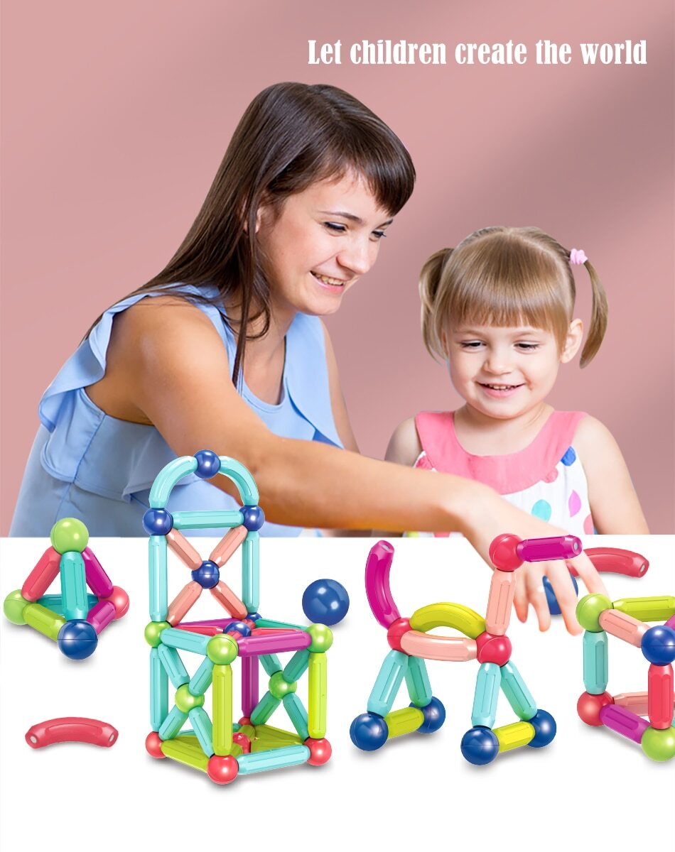 NuKids™ Magnetic Building Sticks