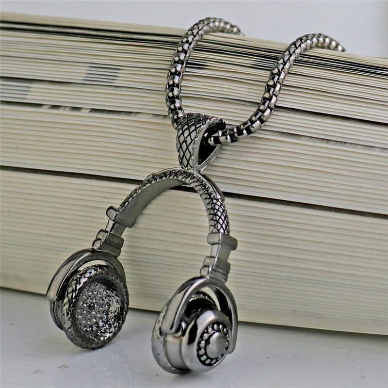 Headphone Pendant & Necklace -
