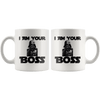I Am Your Boss Coffee Mug - Coffee Cups Gift Idea For Men or Women Boss - SPCM