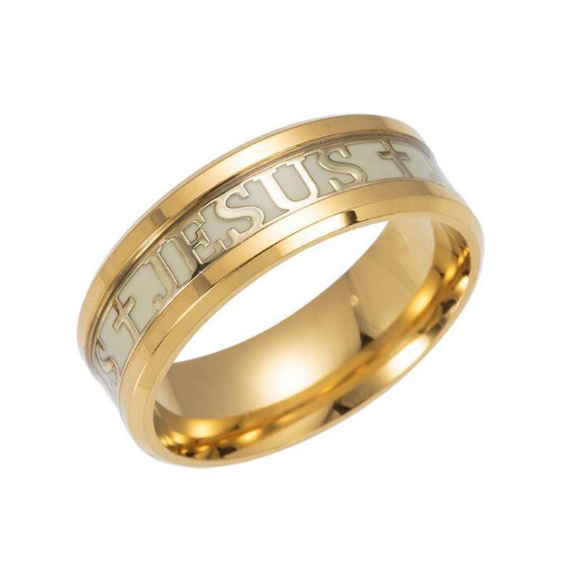 Jesus Cross Luminous Ring -