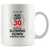 Just Hit That Age Limit 30 - 30th Birthday Coffee Mug - Great Gift For Men and Women Celebrating 30 Years Old Birthday - Meaningful For Thirtieth Birthday. - SPCM
