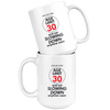 Just Hit That Age Limit 30 - 30th Birthday Coffee Mug - Great Gift For Men and Women Celebrating 30 Years Old Birthday - Meaningful For Thirtieth Birthday. - SPCML