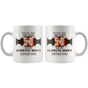Just Hit That Age Limit 50 - 50th Birthday Coffee Mug - Great Gift For Men and Women Celebrating 50 Years Old Birthday - SPCM