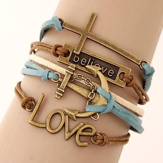 Keep The Faith & Believe Bracelet -