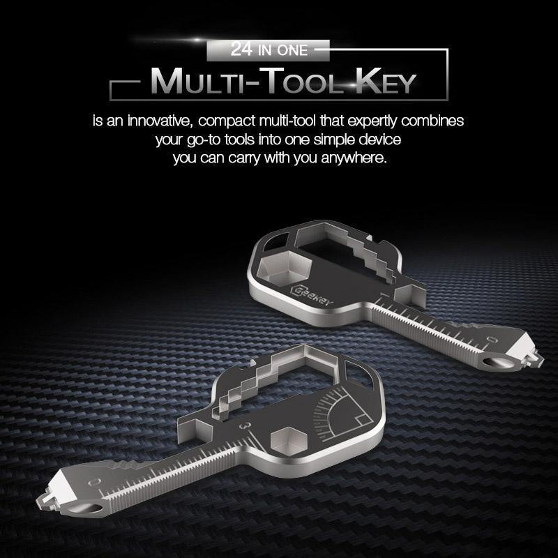 Key Shaped Multi-Functional Tool - Cosless