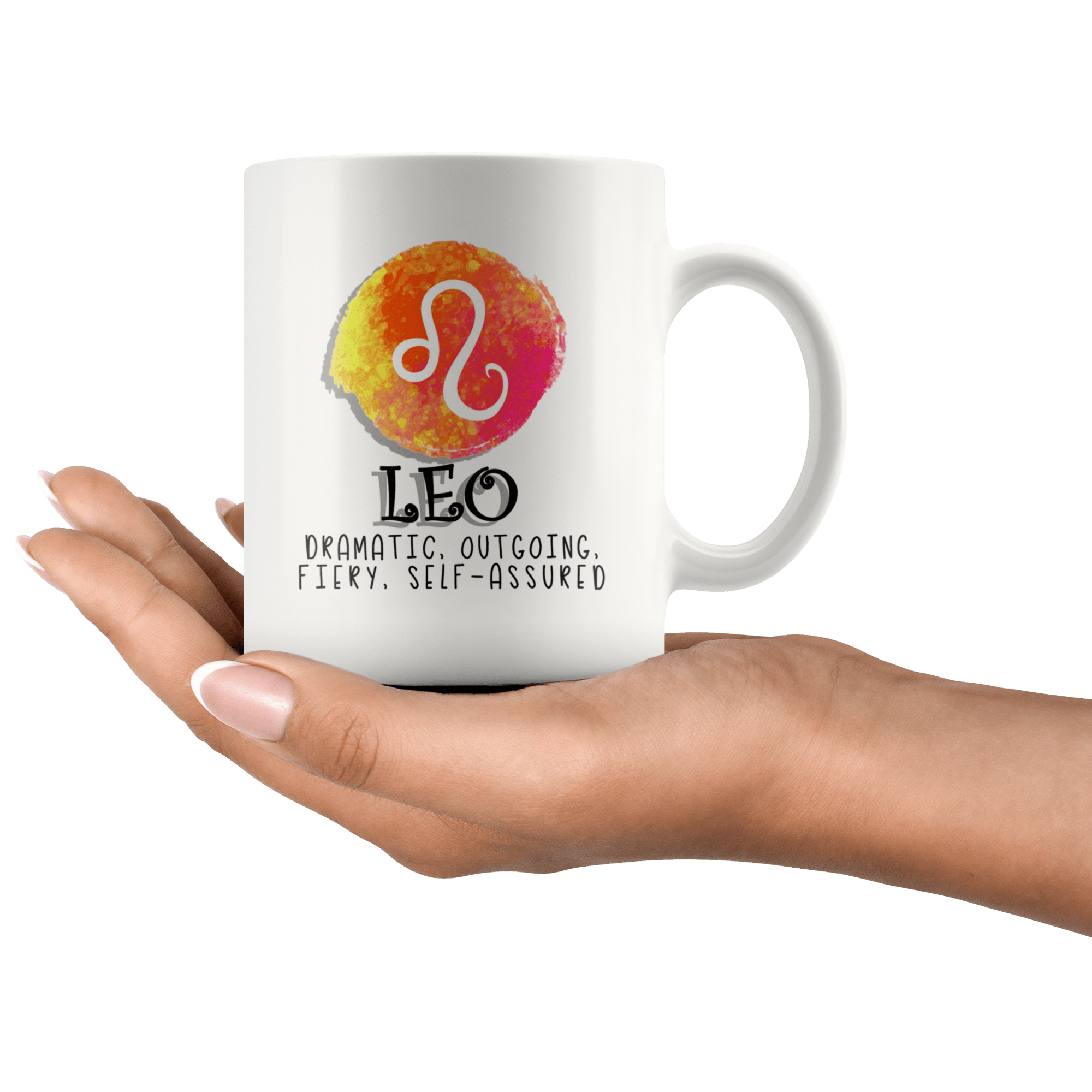 Leo Constellation Coffee Mug - Zodiac Coffee Cup - Great Gift For Horoscope Lover - SPCM