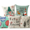 Let It Snow Christmas Cushion Cover -