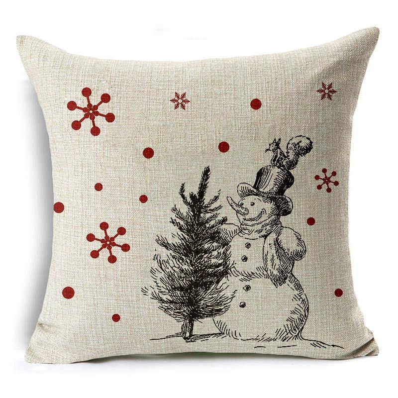 Let It Snow Christmas Cushion Cover -