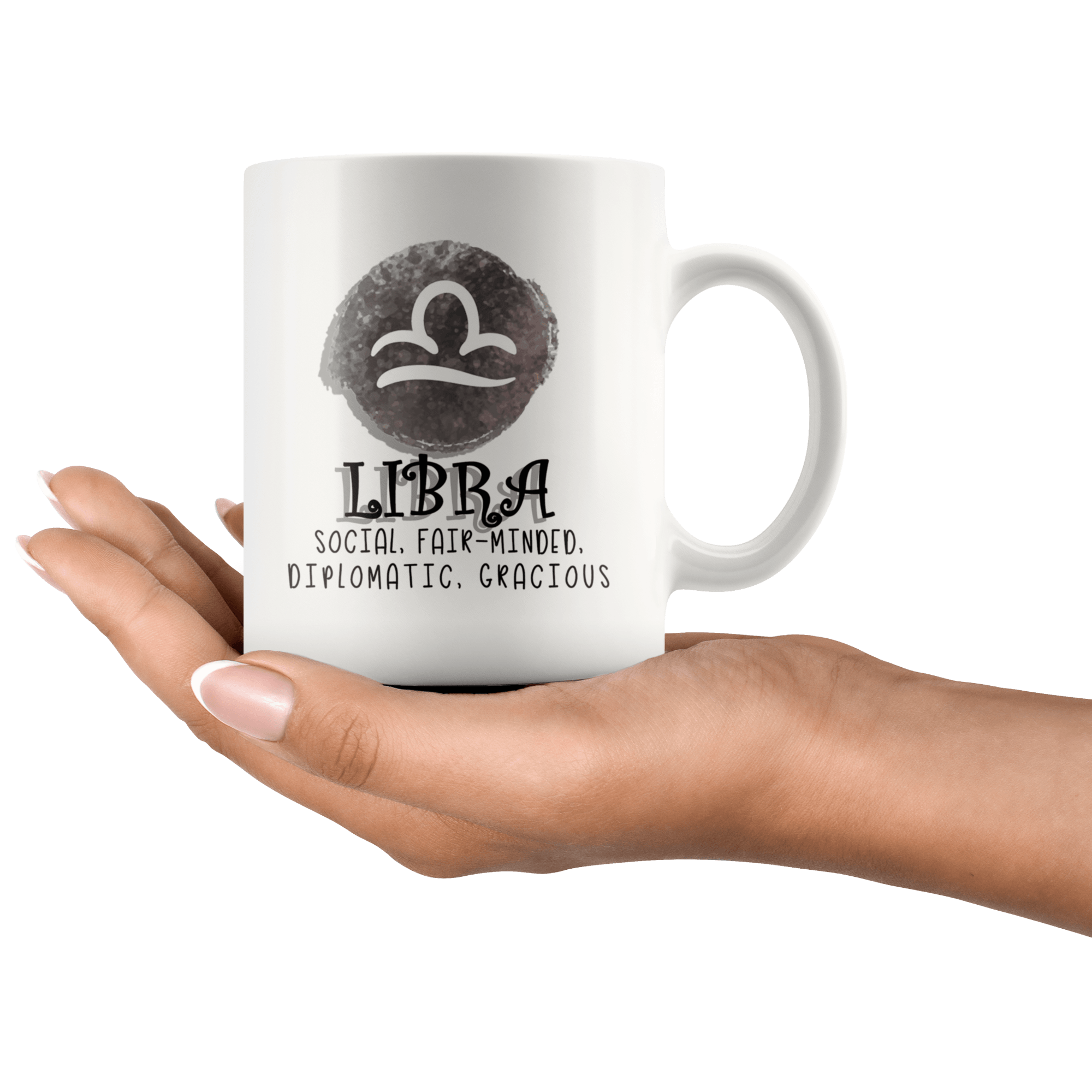 Libra Constellation Coffee Mug - Zodiac Coffee Cup - Great Gift For Horoscope Lover - SPCM