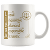 Libra Zodiac Coffee Mug - Constellation Coffee Cup - Great Gift For Horoscope Lover - SPCM