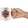 Making The World a Better Place Since 1970 - 50th Birthday Coffee Mug - Great Gift For Men and Women Celebrating 50 Years Old Birthday - Meaningful Fiftieth Birthday Present - SPCM