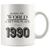 Making The World a Better Place Since 1990 - 30th Birthday Coffee Mug - Great Gift For Men and Women - Thirtieth Birthday Present - SPCM
