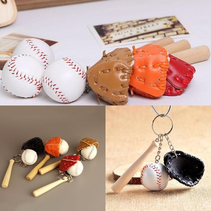 Mini Baseball Keychain -