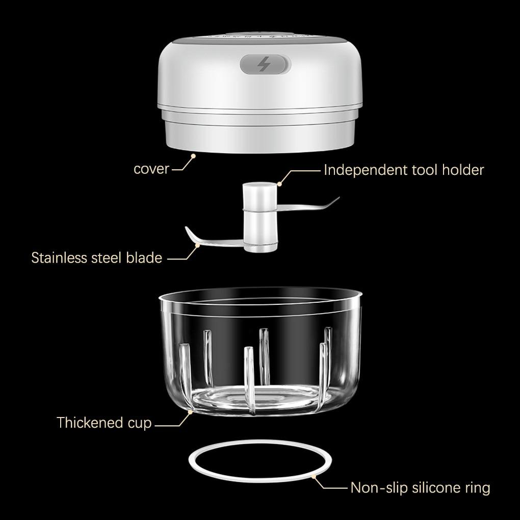 Mini Electric Portable Food Chopper - 200007763:201336100;14:200005536