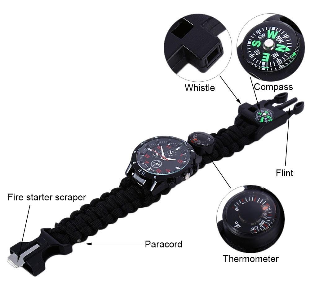 Multifuctional Survival Watch Bracelet -