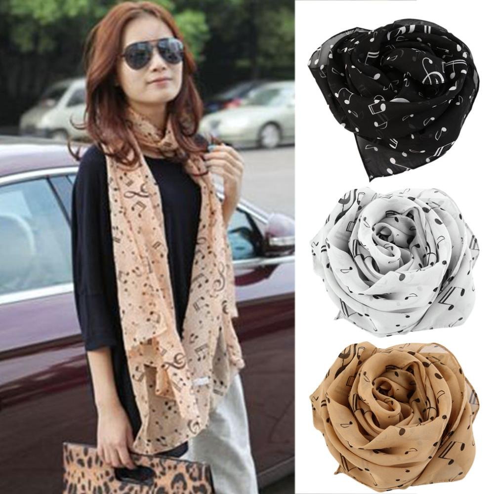 Musical Note Women&#39;s Scarf -