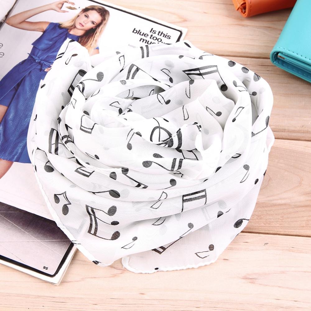 Musical Note Women&#39;s Scarf -