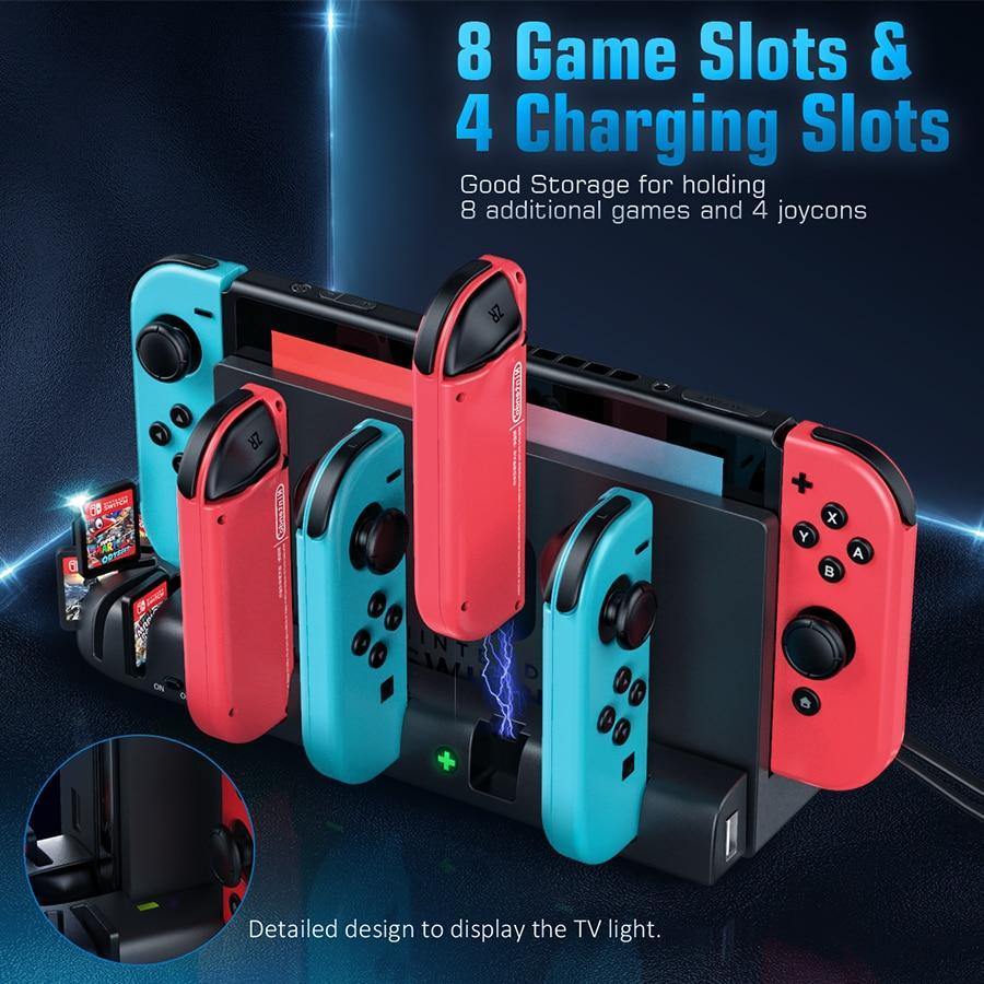 Nintendo Switch 4 Ports Charging Dock Station - 40974565