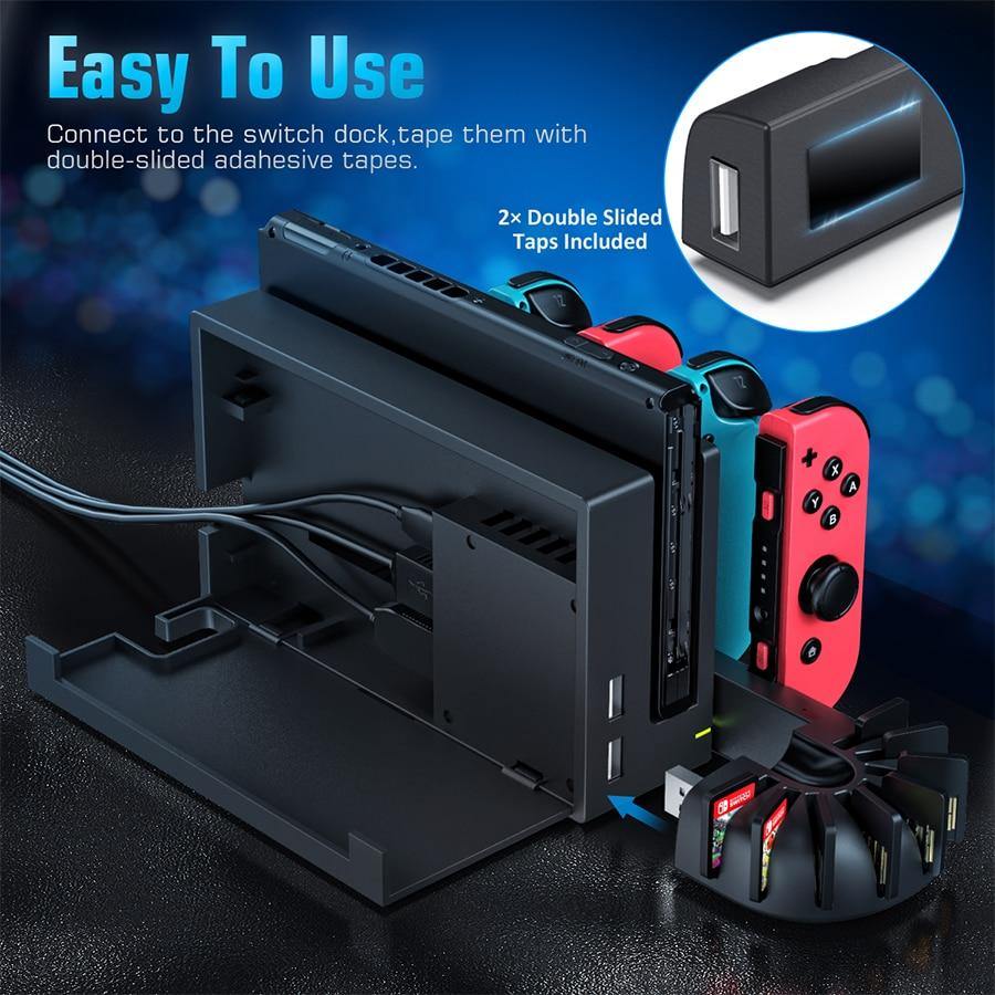 Nintendo Switch 4 Ports Charging Dock Station - 40974565