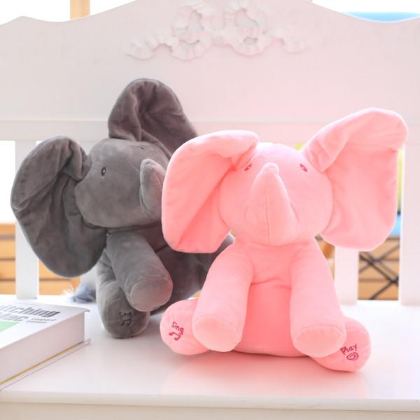 Peek-a-Boo Elephant Plush Toy -
