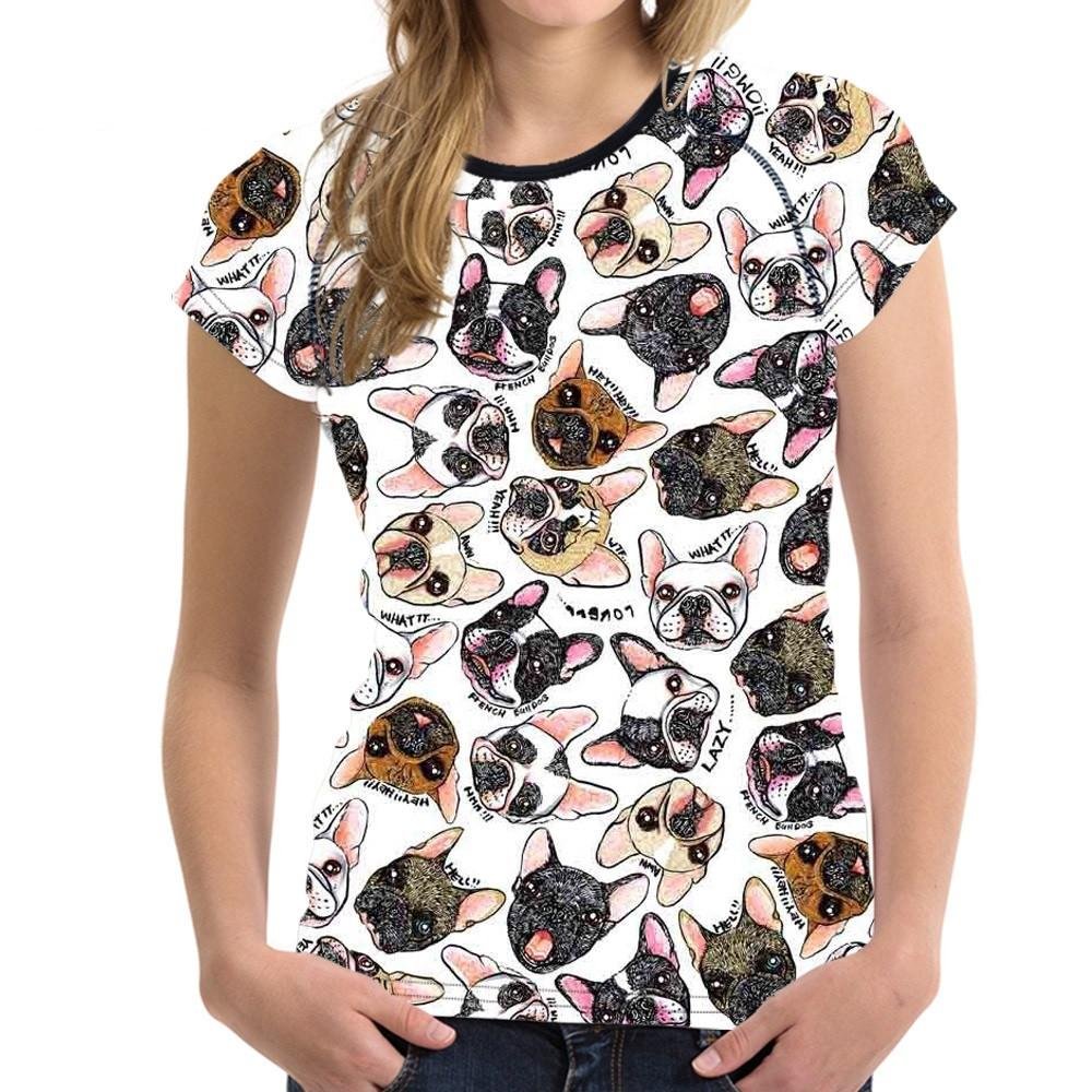 Pug Dogs 3D Printed T Shirt -