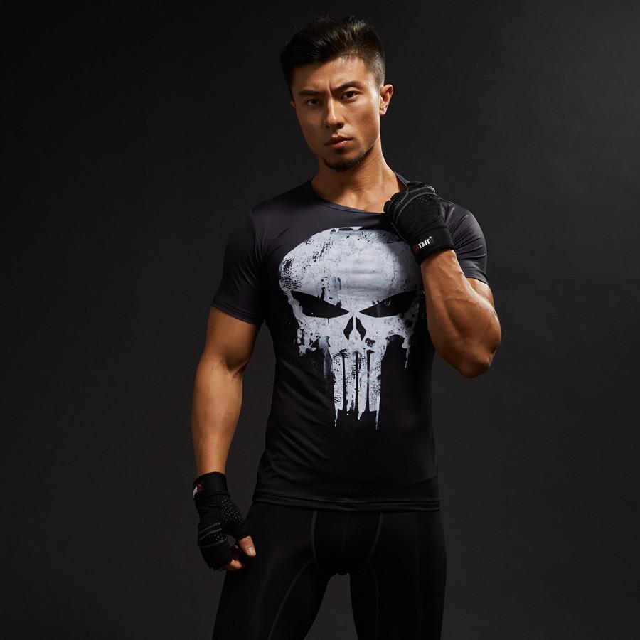 Punisher Compression Shirt for Men -
