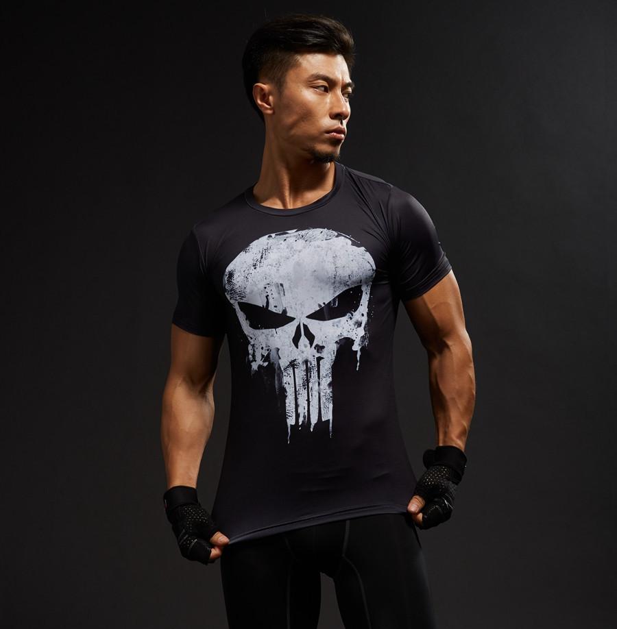 Punisher Compression Shirt for Men -
